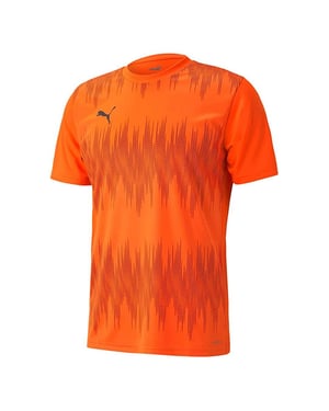 Puma ftblnxt Graphic Core Short Sleeve Crew Hals Orange Herren T-Shirt 656830 02