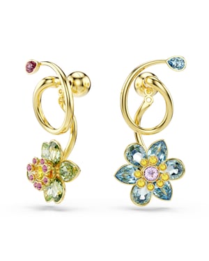 Swarovski 'Idyllia F Florere' Damen Goldbeschichtete Metall Tropfohrringe - Gold 5709025