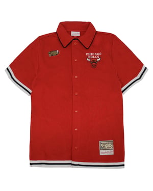 Mitchell & Ness NBA Chicago Bulls Französisch Terry Shooting Mens Shirt