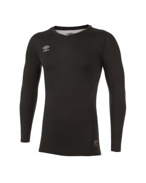 Umbro Herren Elite V-Ausschnitt Base Layer Top (Schwarz)