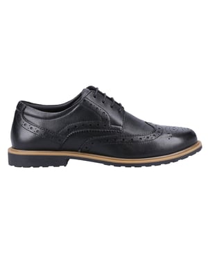 Hush Puppies - Mädchen Halbschuhe "Verity", Leder (Schwarz/Hellbraun)