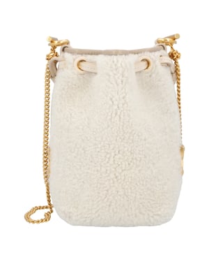 Chloé Marcie Mikro Eimer Tasche Beige