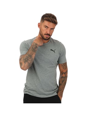 Puma Essentials Kleines Logo T-Shirt Für Männer In Grau