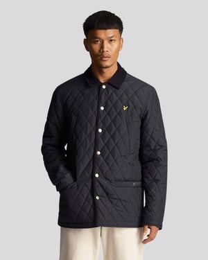 Lyle & Scott Herren-Steppjacke in Marineblau
