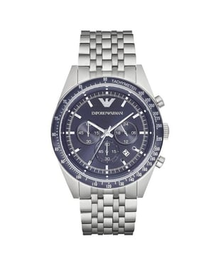 Emporio Armani AR6072 Chronograph Blaues Zifferblatt Herrenuhr