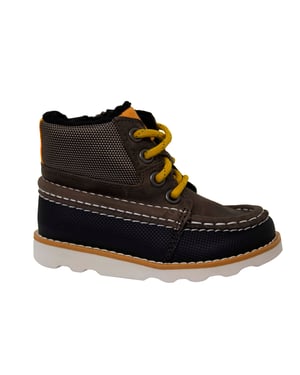 Clarks Crown Spirit Kinder schwarze Stiefel