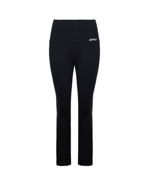 2xu Hi-Rise-Kompression Womens Schwarz/Silber-Strumpfhose