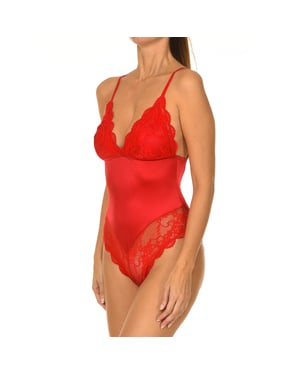 Träger-Bodysuit mit Spitze