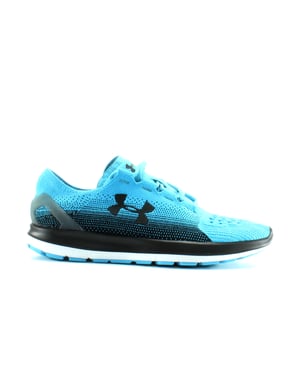 Under Armour Speedform Slingride Fade Blue Black Textile Mens Schnürungstrainer