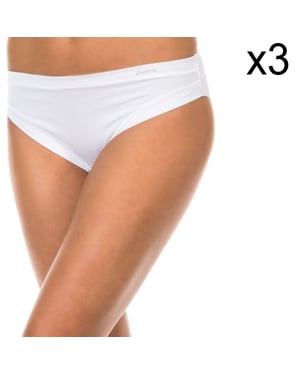 Pack-3 Höschen mit mittlerer Taille und Innenfutter 1031184 Frauen