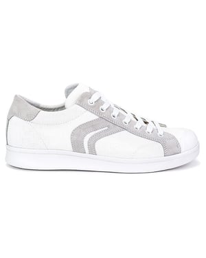 Geox Warrens Mens White Trainer