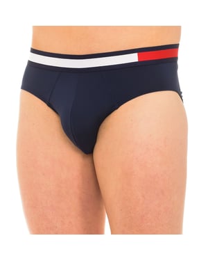 Atmungsaktiver Stoffslip für Männer mit anatomischer Front UM0UM01377