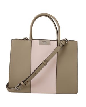 Karl Lagerfeld Sage Green Polyuréthane Tote Sac à épaule