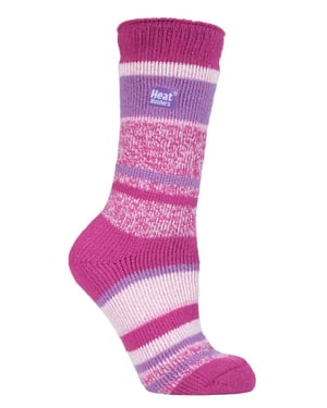 Heat Holders - Gemusterte warme Damen-Winter-Thermosocken 4-8 UK