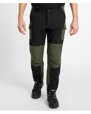 Rock Creek Softshellhose Dunkelgrün