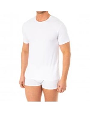 Kurzärmeliges T-Shirt mit Rundhalsausschnitt für Herren A0DGP. Komfort und Stil für jeden Tag.