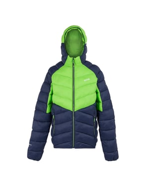 Regatta - "Dalent" Isolier-Jacke mit Kapuze für Herren (Hellgrün/Marineblau)