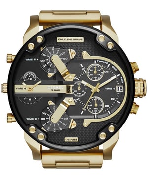 Diesel Mr. Daddy 2.0 Gold Herren Armbanduhr DZ7333