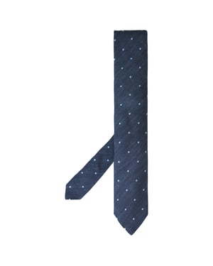 Hackett London Casual Dot Mens Navy Krawatten