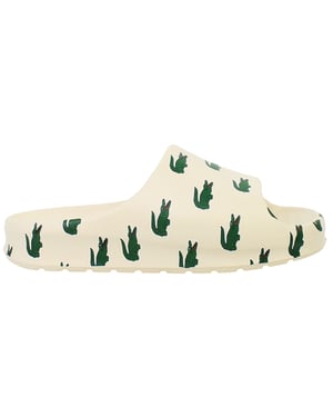 Lacoste Serve Slide 2.0 223 3 SMA Herren Beigefarbene Slipper
