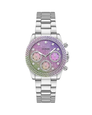 Guess GW0483L1 Sol Regenbogen Glitter Zifferblatt Damenuhr