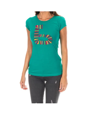 Kurzarm-T-Shirt mit Rundhalsausschnitt für Frauen ADM0083