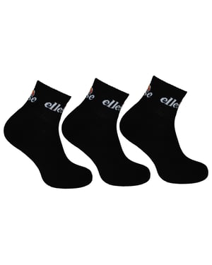 Ellesse 3er-Pack Rallo Herren Schwarz Knöchelsocken