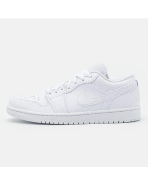 Nike Air Jordan 1 Low Herrentrainer in Weiß/Weiß/Weiß