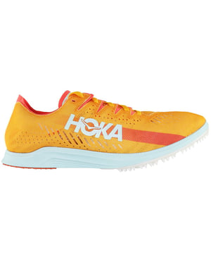 Hoka Cielo X LD Spike Herren Orange Laufschuhe