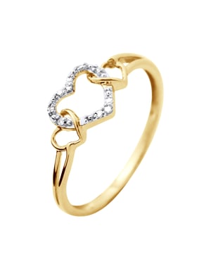 DIADEMA - Ring - Prestige Jewelery - Herz - Gelbgold