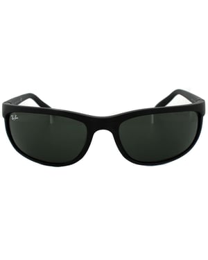 Ray-Ban Wrap Herren Schwarz Matt Schwarz Grün Sonnenbrille