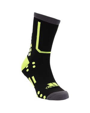 Trespass - "Dash" Kompressionsstrümpfe für Herren/Damen Unisex - Radfahren (Schwarz)