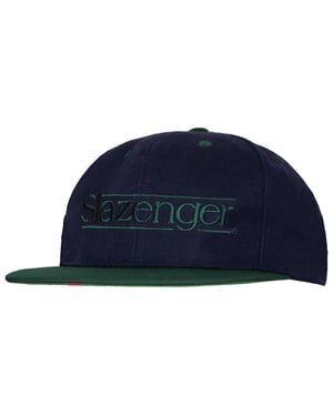 Slazenger Logo Herren Marine/Grüne Kappe
