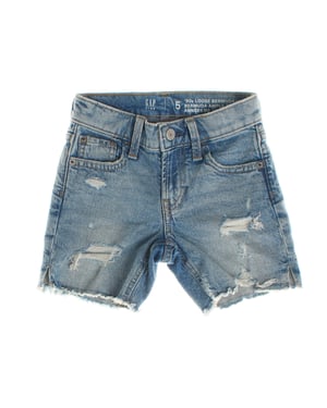 Lockere Bermudashorts mit hoher Taille 600982 für Mädchen