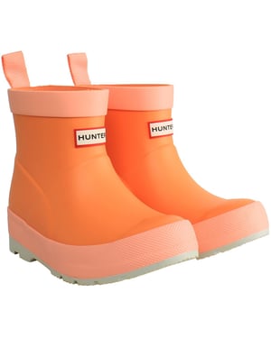Hunter Play Short Kinder Orange Stiefel