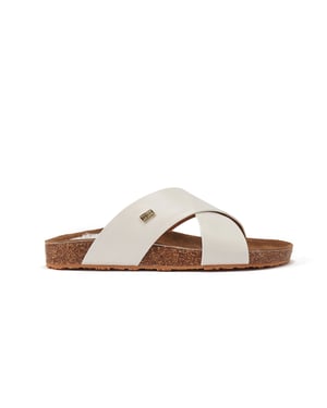 Sandalen „Beatrice“ in Creme
