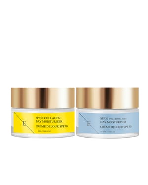 SPF 30 Hyaluronsäure-Tagescreme 50ml + SPF 50 Kollagen-Tagescreme 50ml