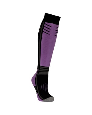 Trespass - "Icy" Skisocken für Herren/Damen Unisex (Schwarz/Violett)
