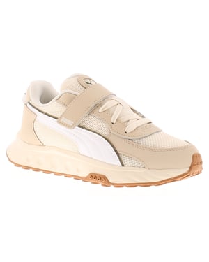 Puma Junior Jungen Sneaker Wild Rider Futurism Klettverschluss weiß