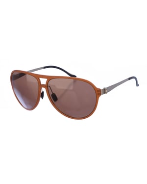 Ovale Herren-Sonnenbrille aus Acetat M3017