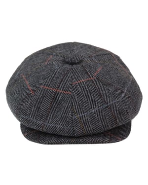 Herren Peaky Blinders Fischgräten-Flachhut