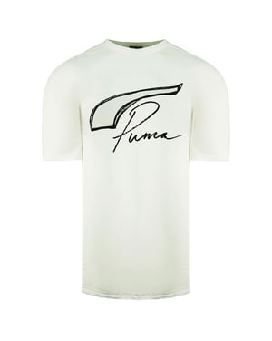 Puma x Rhugi Kurzarm Crew Crew Hals weiße Herren T-Shirt 589066 02