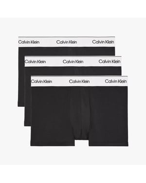 Calvin Klein MODERN COTTON STRETCH Herren 3er Pack Shorts Schwarz