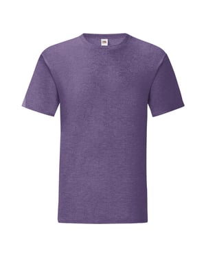 Fruit Of The Loom Herren Iconic T-Shirt (5er Pack) (Heather Purple)