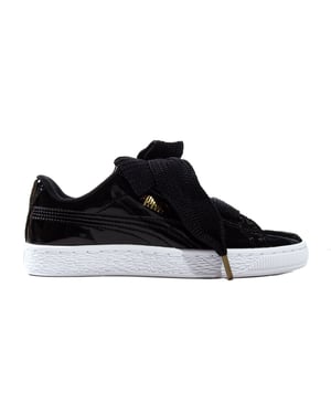 Puma Basket Heart Patent Trainers