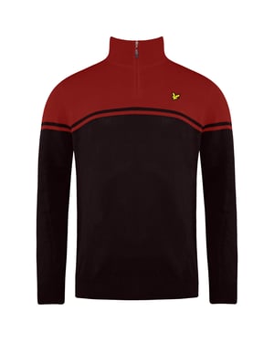 Lyle & Scott Croft Golf Mens Brown Pullover