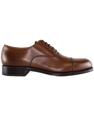 Hackett Plain Top Mens Brown Schuhe
