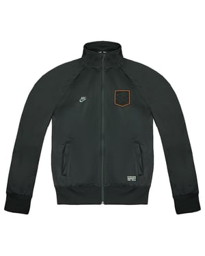 Nike KNVB Track Jacke Reißverschluss up schwarze Frauenfußballstrecke Top 531357 010