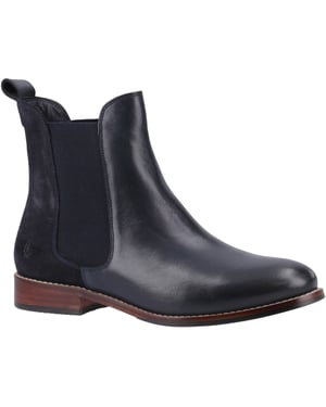 Hush Puppies Colette Wildleder Damen Navy Stiefel