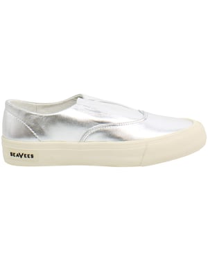 Seavees Sunset Strip Damen Silber Schuhe